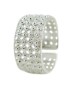 Sardinian filigree silver 925 open band wedding band