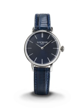 Locman 1960 lady only time watch blue