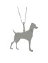 YUBIKIRI 925 Sterling Silver Dalmatian Dog Pendant Necklace - FREE ENTRY