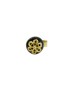 Pendant su coccu gold onyx lucky charm jewel Sardinian