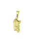 Yellow gold Sardinia pendant with embossed mountains