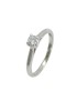 Bague solitaire Mirco Visconti pour femme en or blanc avec diamant