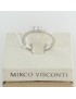 Mirco Visconti bague trilogie pour femme en or blanc avec diamants