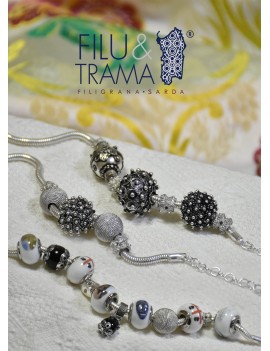 Filu & Trama Sardegna Bracciale donna in argento base per charms spot tv