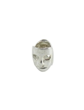 Oristano sartiglia mask charm in silver for Filu & Trama base bracelet