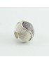 Two-tone silver corbula charm for Filu & Trama base bracelet