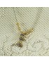 Collana donna sfere filigrana sarda in argento traforate brunite e dorate