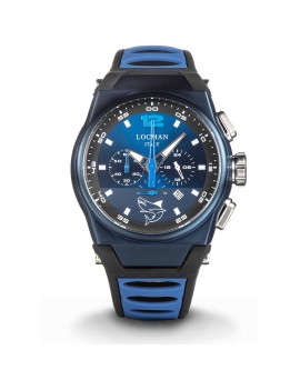 Locman Men's Chronograph Watch SEA pvd blue 0555b02s blblsksb