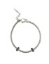 Women's silver bracelet base for Filu & Trama charms with Sardinia