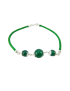 Lucky charm bracelet 3 balls Su Coccu jade