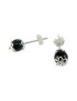 Boucles d'oreilles sardes en argent Su Coccu