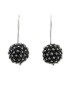 Sardinian blackberry silver earrings