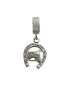 Filu & Trama burnished silver horseshoe charm pendant