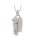 sardinia sardinian filigree pendant rhodium plated silver pendant