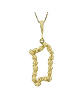 Sardinian filigree pendant necklace with pendant Sardinian filigree in gold-plated silver