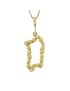 Sardinian filigree pendant necklace with pendant Sardinian filigree in gold-plated silver