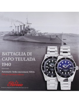 Men's military automatic diver watch Perseus Battle of Cape Teulada Limited Edition 300 pieces