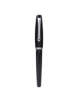 MONTEGRAPPA Penna roller Manager nera minuterie acciaio ISMANRIC