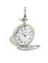 Lowell pocket watch quartz double case back inside for engraving