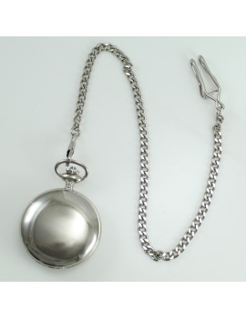 Lowell onion quartz double case pocket watch