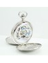 Pocket watch Manual winding mechanical movement Dual time phases day night