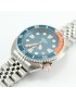 Perseo automatic men's diver's watch Perseus tortoiseshell blue 90531