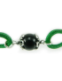 Bracelet et pendentif porte-bonheur vert sarde su coccu