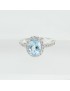 Women's aquamarine and diamond ring Mirco Visconti