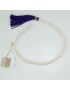 Strand of Japanese Akoya 8.5 9 white thigh beads