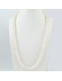 Strand of pearls for Japanese Akoya necklace 6.5 / 7 Thigh white with natural shades