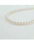 Thigh necklace women's Akoya Japanese pearls white gold clasp and diamonds