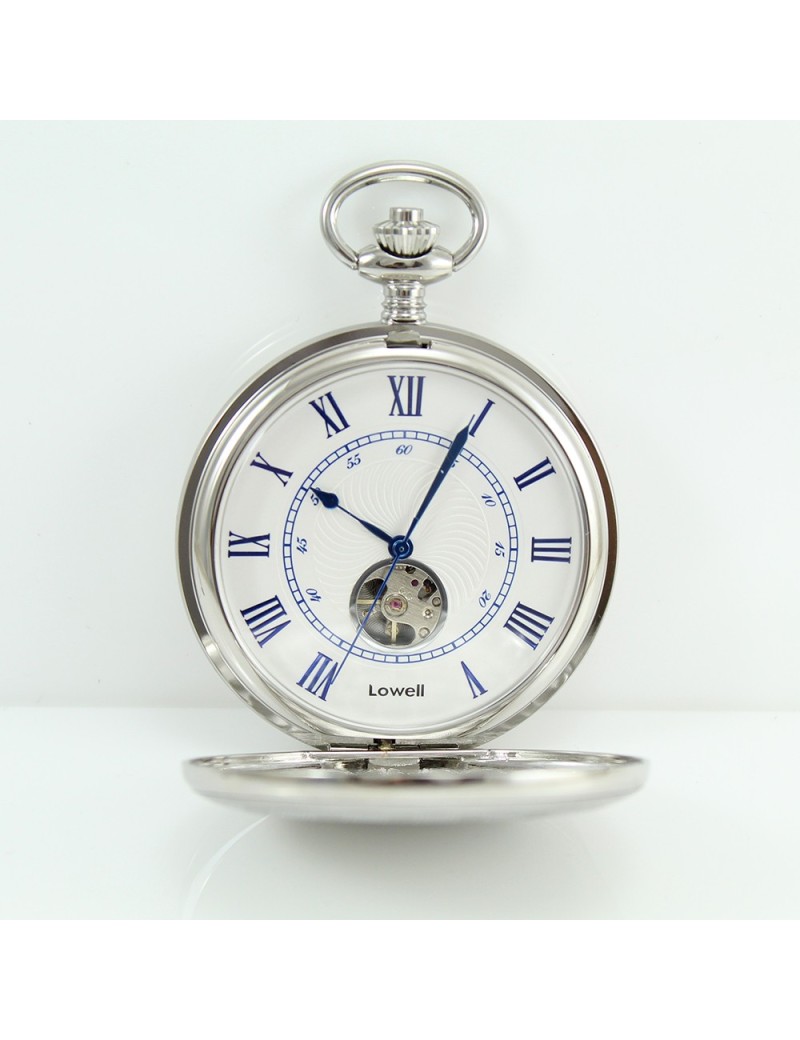 Lowell 52mm manual winding mechanical pocket watch po8123