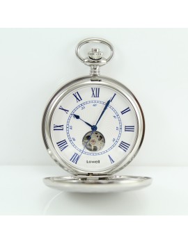 Lowell 52mm manual winding mechanical pocket watch po8123