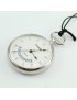 Lowell quartz pocket watch with date display polished case 42mm customizable