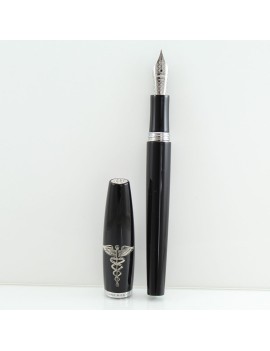 Montegrappa Manager Salus fountain pen with inscription "Per Salutem et Panaceam" ISMAN3IC_006