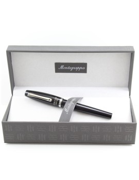 Montegrappa fountain pen Manager Iustitia collection with justice symbol packaging