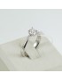 Women's white gold solitaire ring with half-carat diamond Mirco Visconti