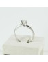 Mirco Visconti white gold women's solitaire ring with certified diamond