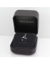 Mirco Visconti women's white gold solitaire ring with 023 carat diamond packaging box