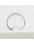 Mirco Visconti women's genuine white gold ring with 7 certified diamonds