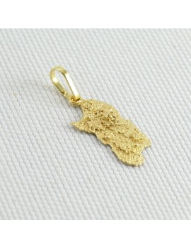 Pendentif pour homme en or jaune de Sardaigne artisanat