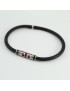 Sardinia four moors flag in men's bracelet