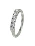 Mirco Visconti bague femme or blanc veretta avec 6 diamants gm105