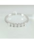 Bague pour femme en or blanc Visconti avec diamants
