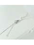 Collana in oro bianco donna Mirco visconti con smeraldo e diamanti G VS AB716