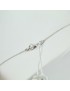 Collana donna Mirco Visconti oro bianco diamanti chiusura moschettone