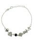 Bracciale donna coccu con simboli sardegna dea madre pavoncella moro nuraghe