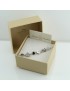 Bracciale donna coccu con simboli sardegna dea madre pavoncella moro nuraghe confezione