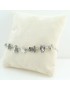 Bracciale sardo argento con moro pavoncella maschera boes dea madre