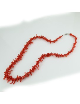 Collana corallo rosso da 52 cm